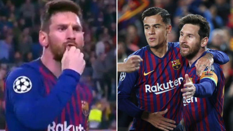 Messi whitles Coutinho