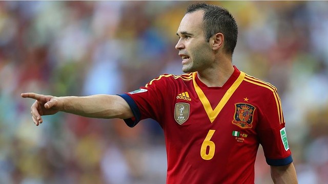 Iniesta tại Confederations Cup 2013