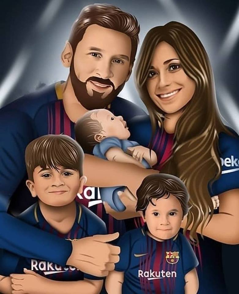 Messi family